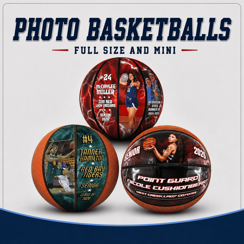 Custom photo basketball, a personalized gift for basketball players