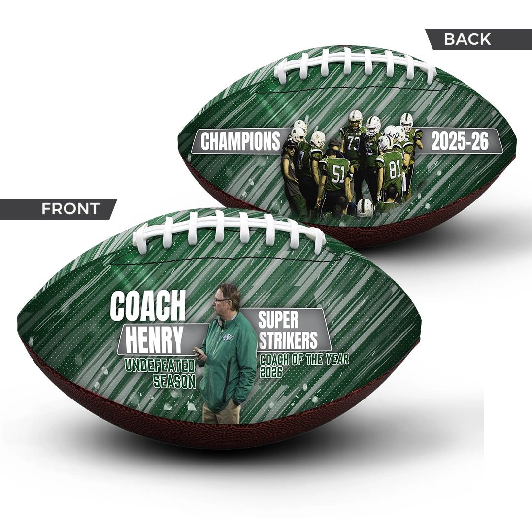 Custom 9-inch coach gift football - 2 Panel - Future Star
