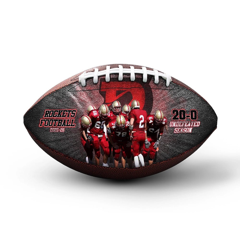 Custom championship football - 2 Panel - Earthquake
