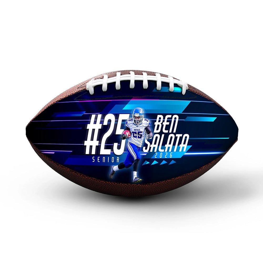 Custom senior night football - 1 Panel - Head to Head
