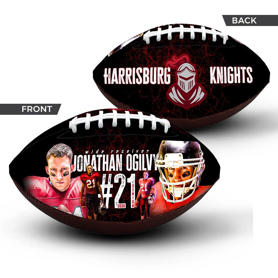 Custom player gift football - 2 Panel - Team Spirit