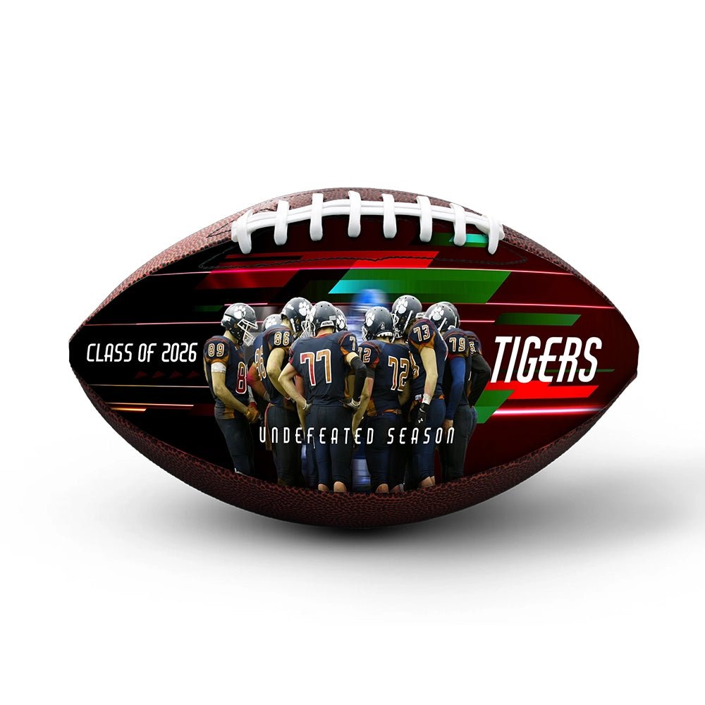 Custom 9-inch championship football - 1 Panel - Halftime