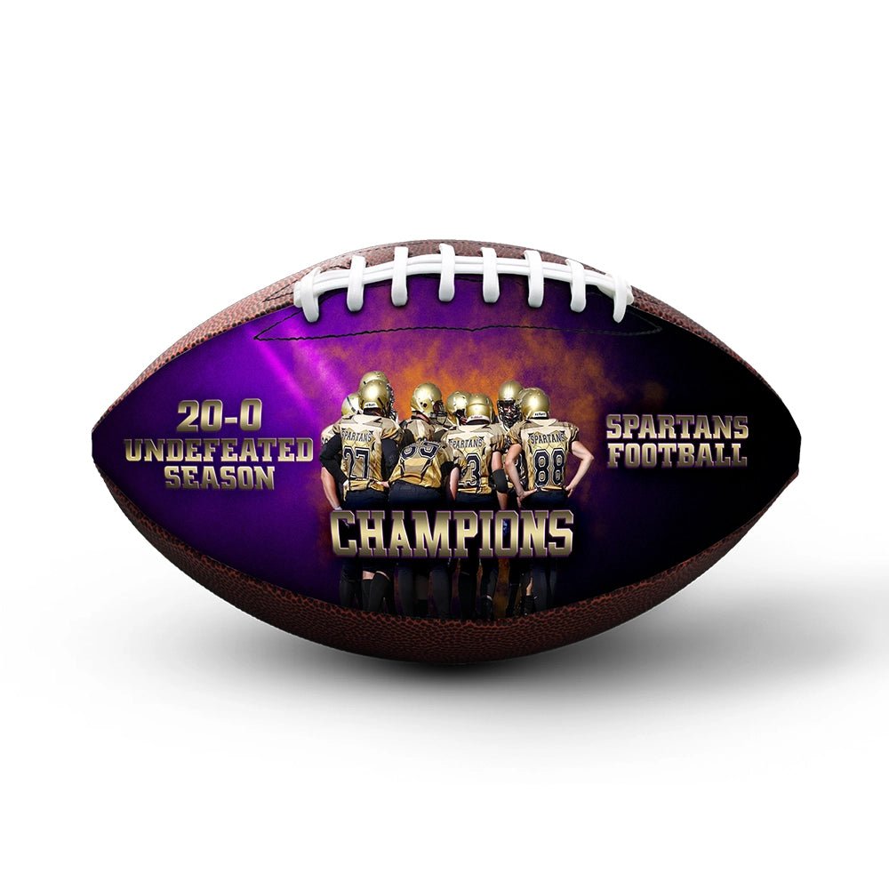 Custom 9-inch team football - 1 Panel - Team Spirit