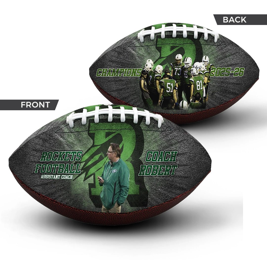 Custom 9-inch coach gift football - 2 Panel - Team Spirit
