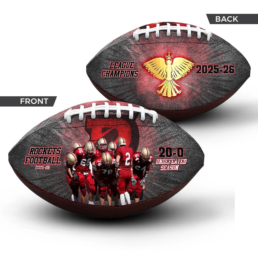 Custom 9-inch team football - 2 Panel - Start From Scratch