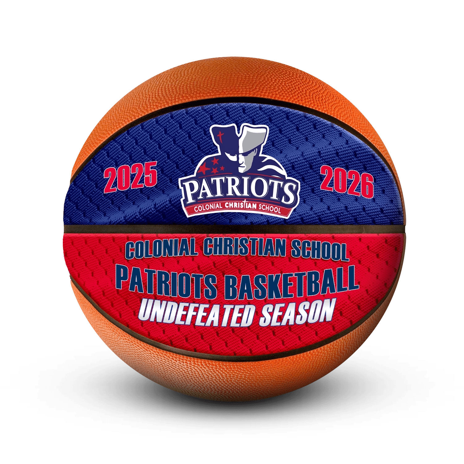 Custom logo mini basketball - Horizontal - 2 Panel - Start From Scratch