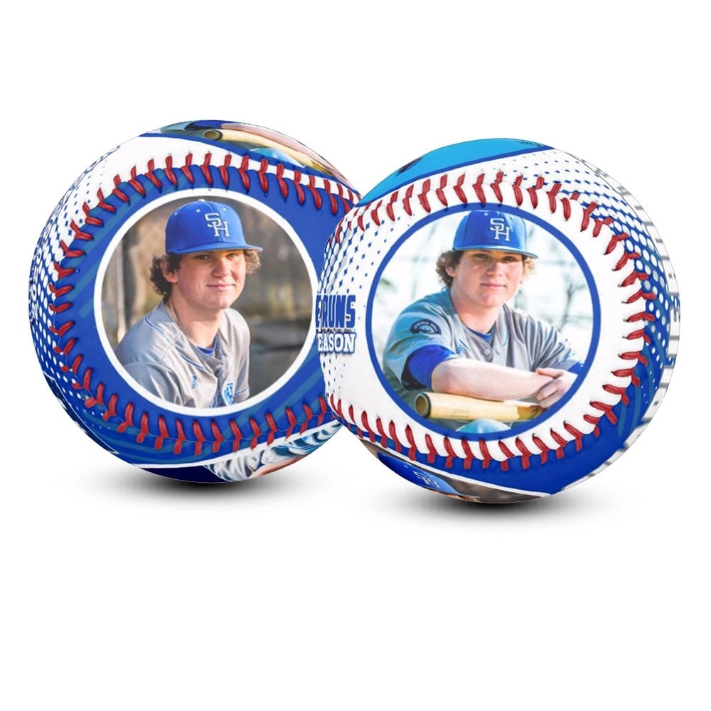 Custom milestone baseball - Double Play