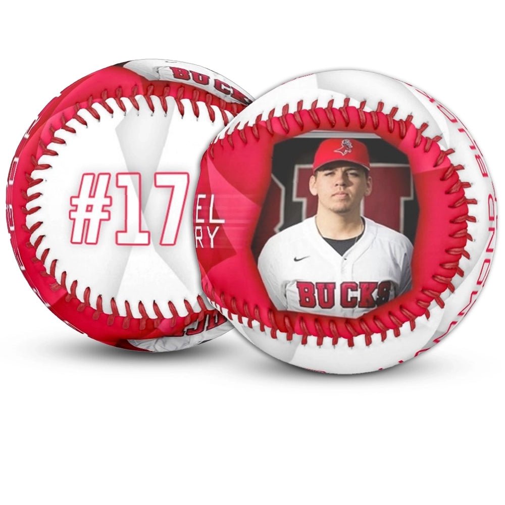 Custom player gift baseball - Rain Delay