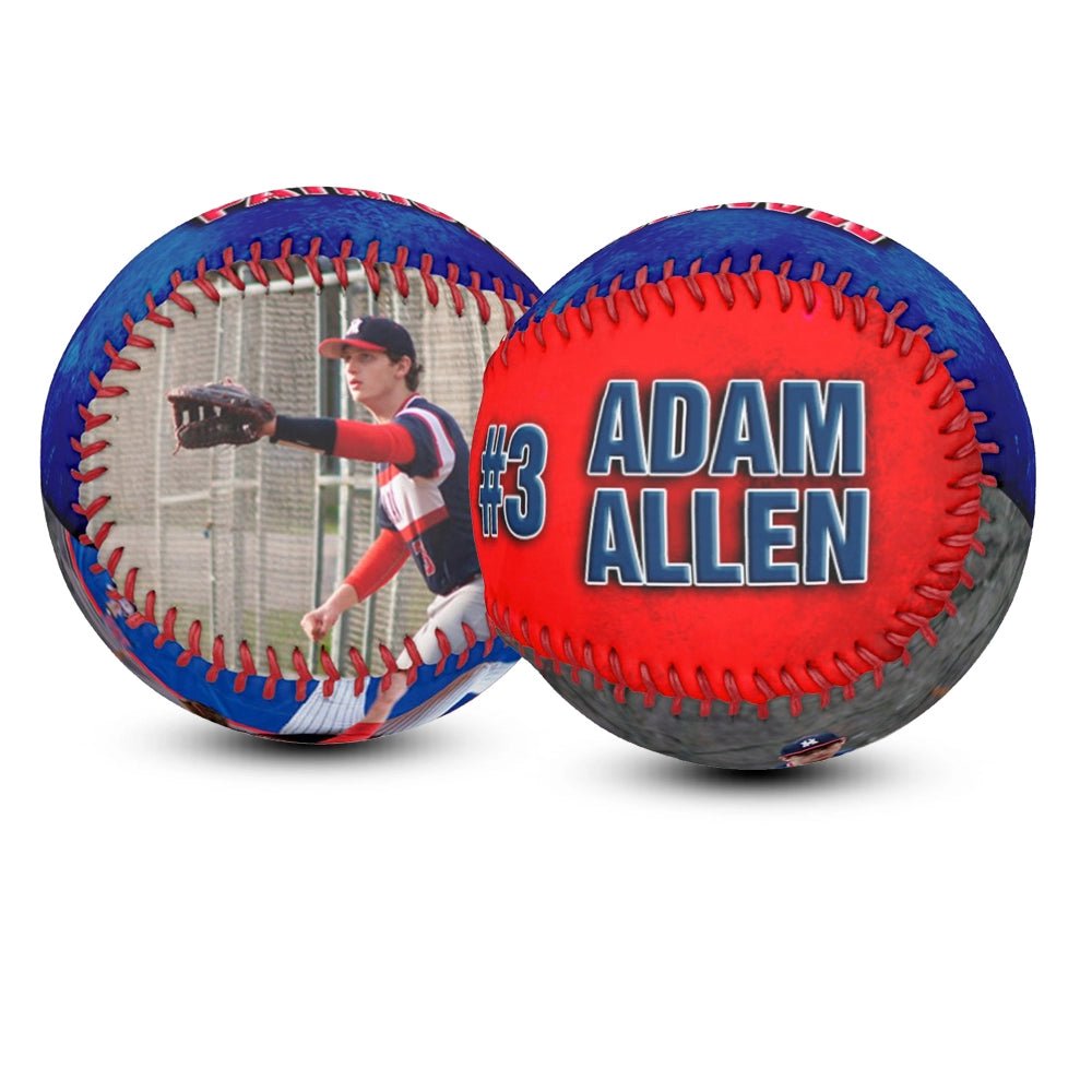 Custom senior night baseball - Strikeout