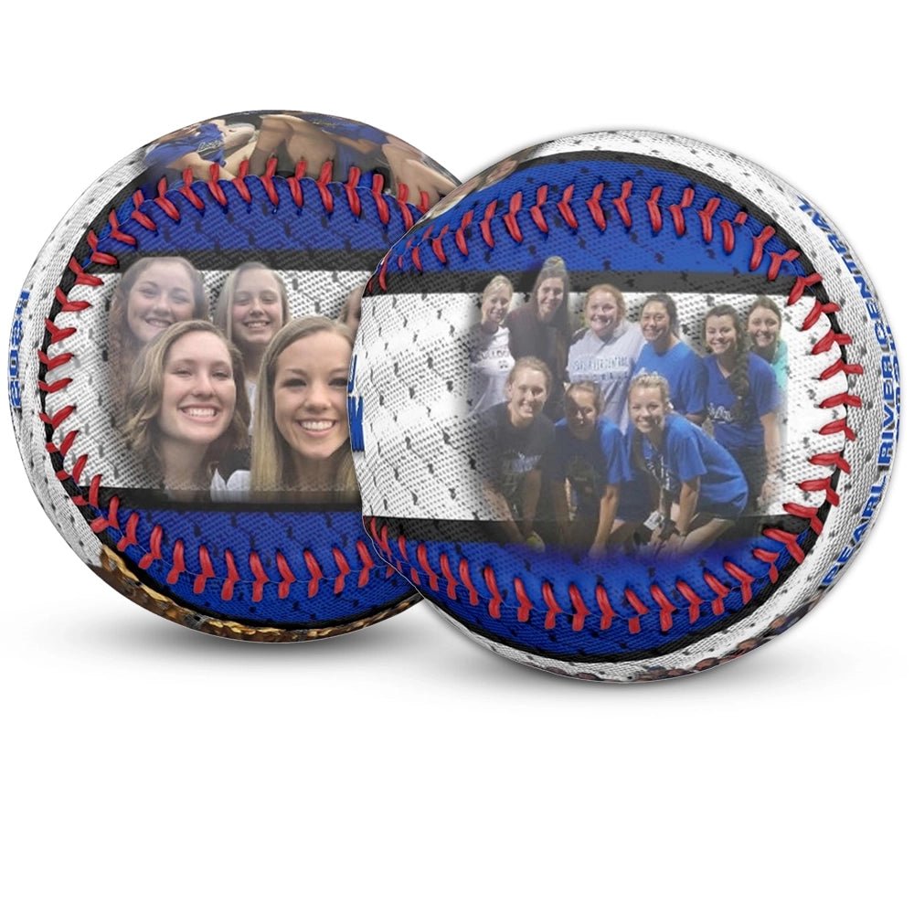 Custom coach gift softball - Rain Delay