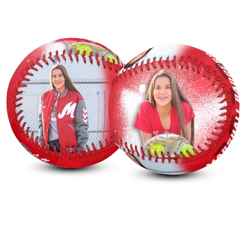 Custom player gift softball - Bullpen