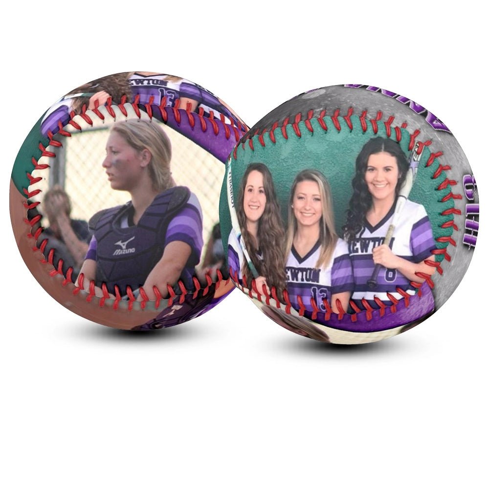 Custom player gift softball - Rain Delay