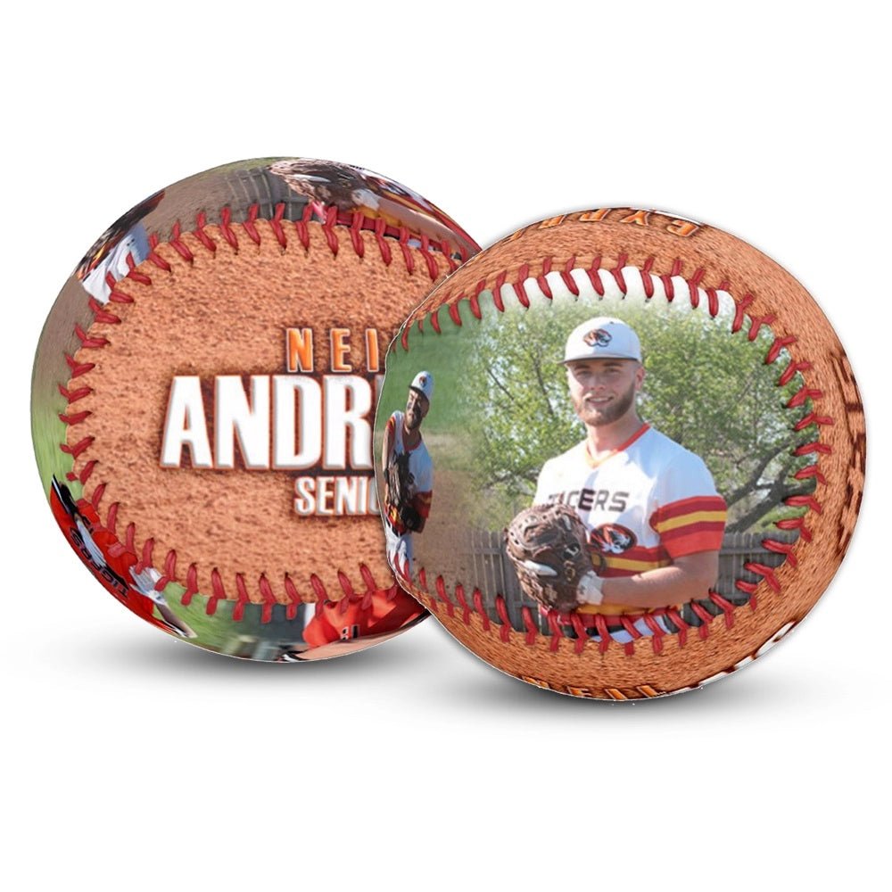 Custom graduation baseball - Dirt Ball