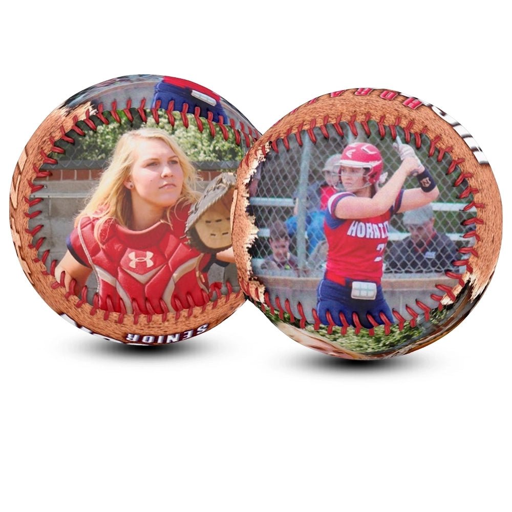 Custom graduation softball - Light Pink