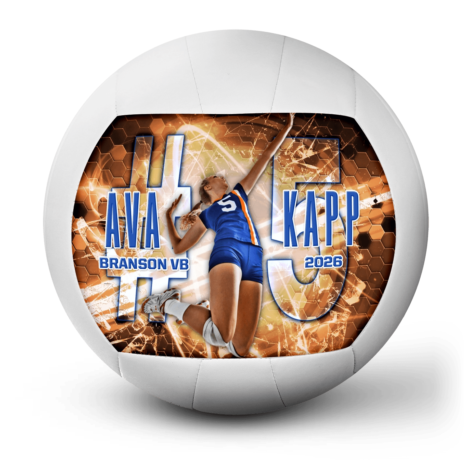 Custom player gift volleyball - 1 Panel - Start From Scratch