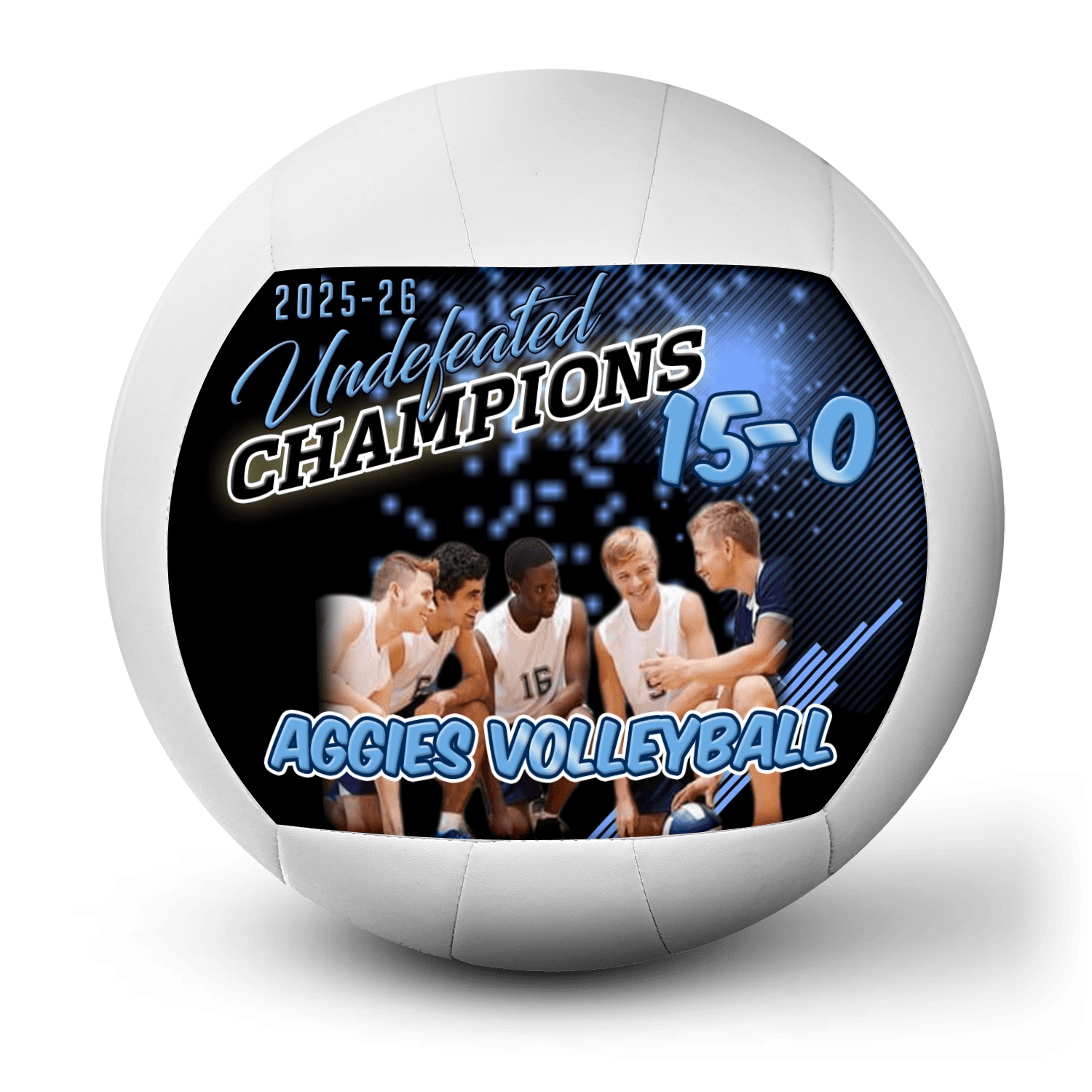 Custom team volleyball - 1 Panel - Playmaker