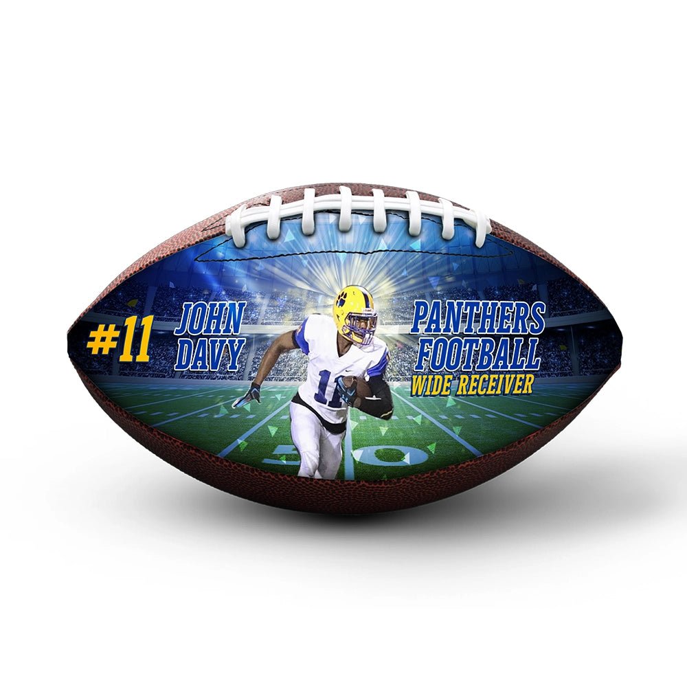 Custom player gift football - 1 Panel - Thunderstorm