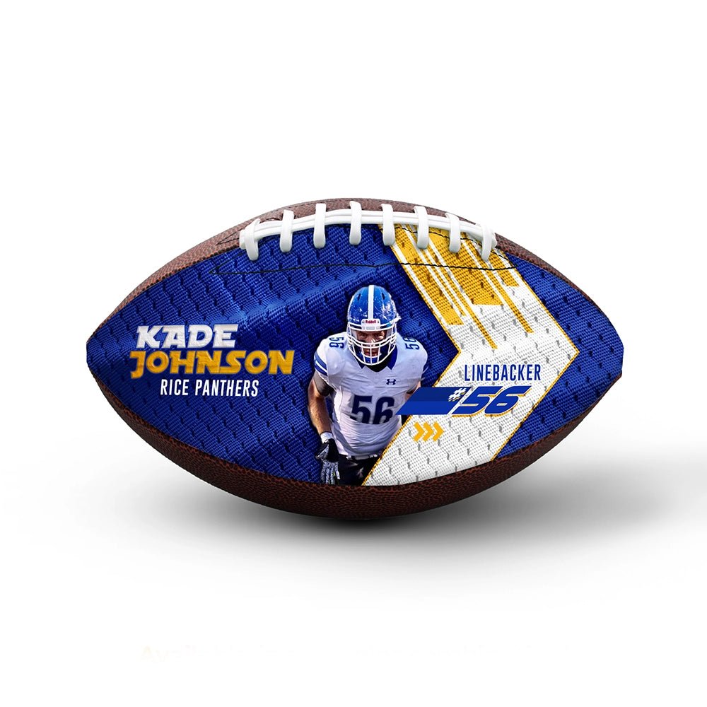 Custom player gift football - 1 Panel - Earthquake