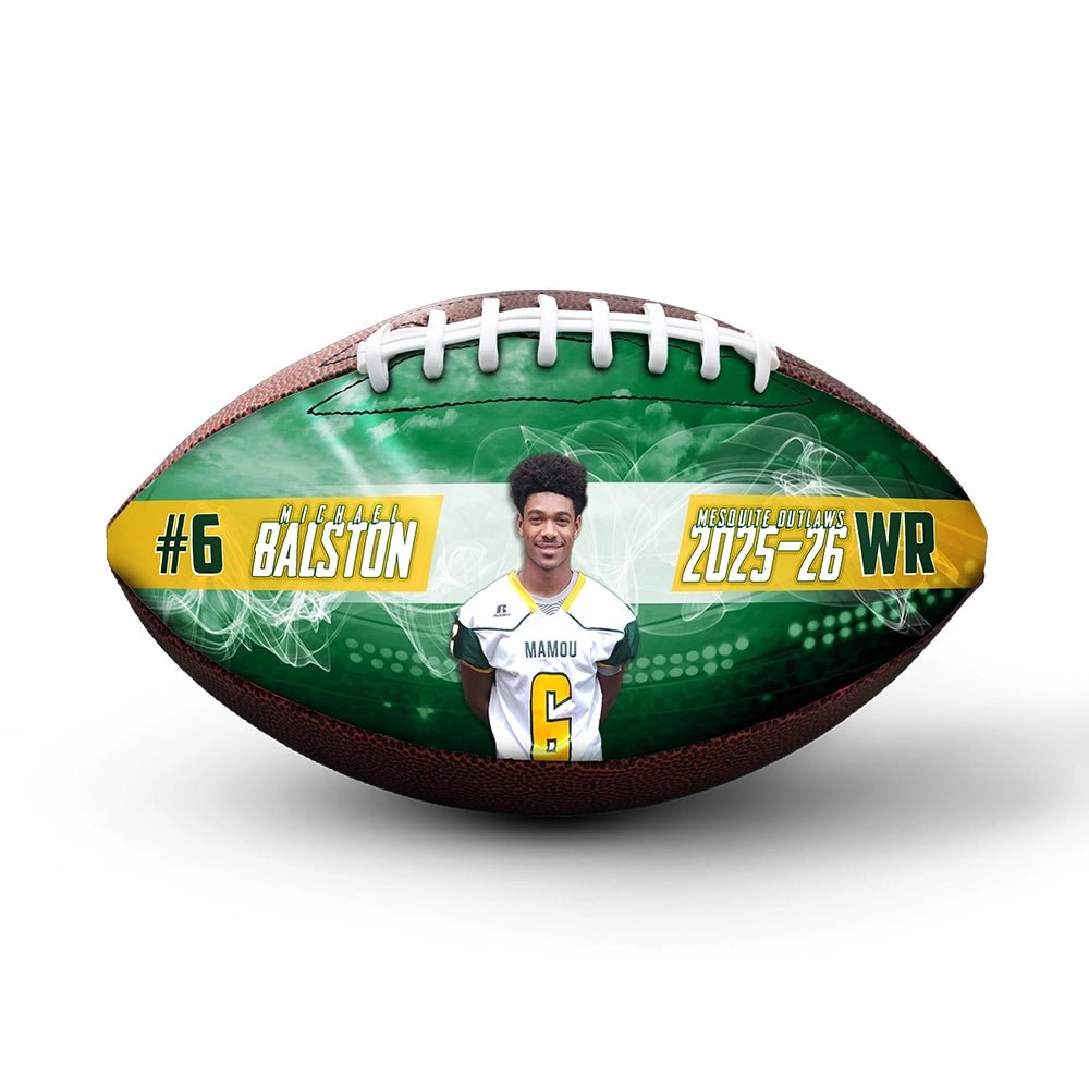 Custom player gift football - 1 Panel - Touchdown