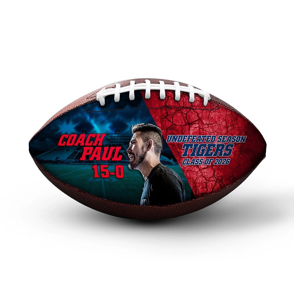 Custom coach gift football - 1 Panel - Stadium