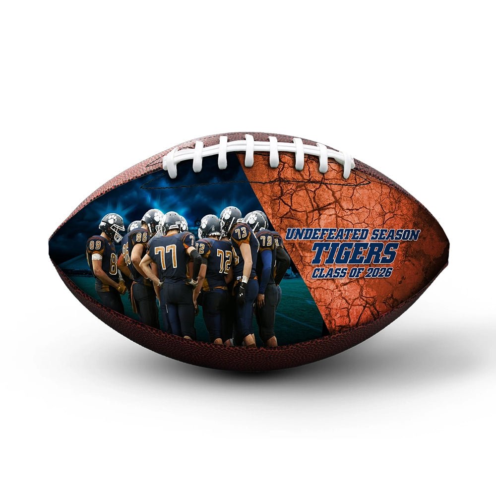 Custom 9-inch team football - 1 Panel - Stadium