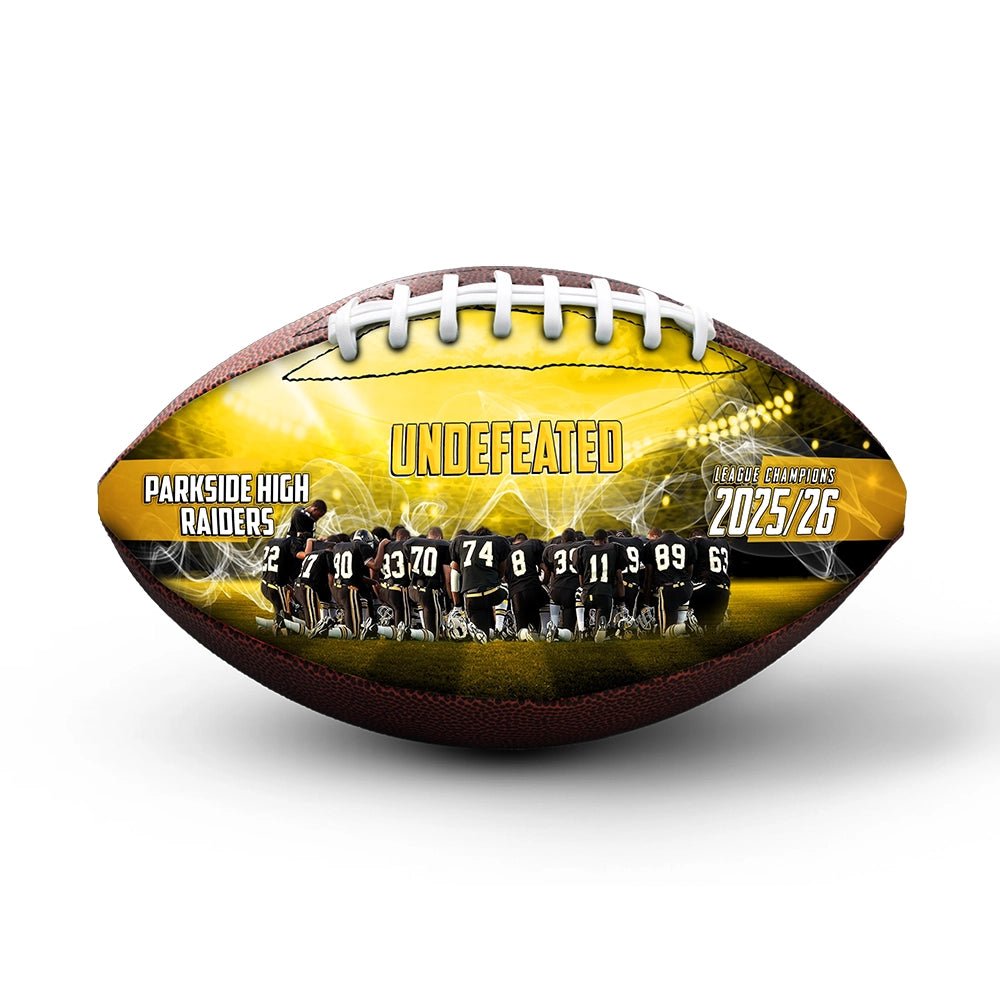 Custom 9-inch team football - 1 Panel - Touchdown