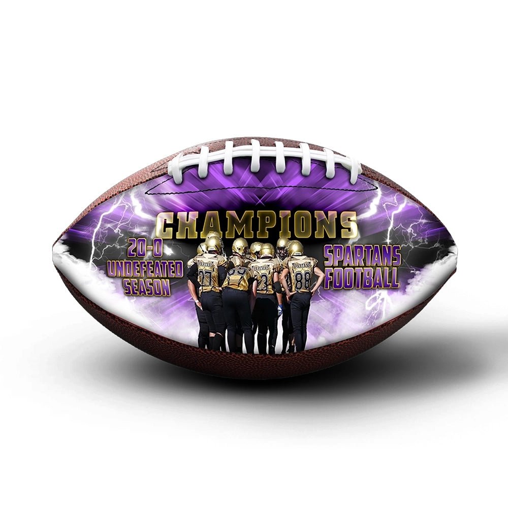 Custom 9-inch team football - 1 Panel - Wildcat
