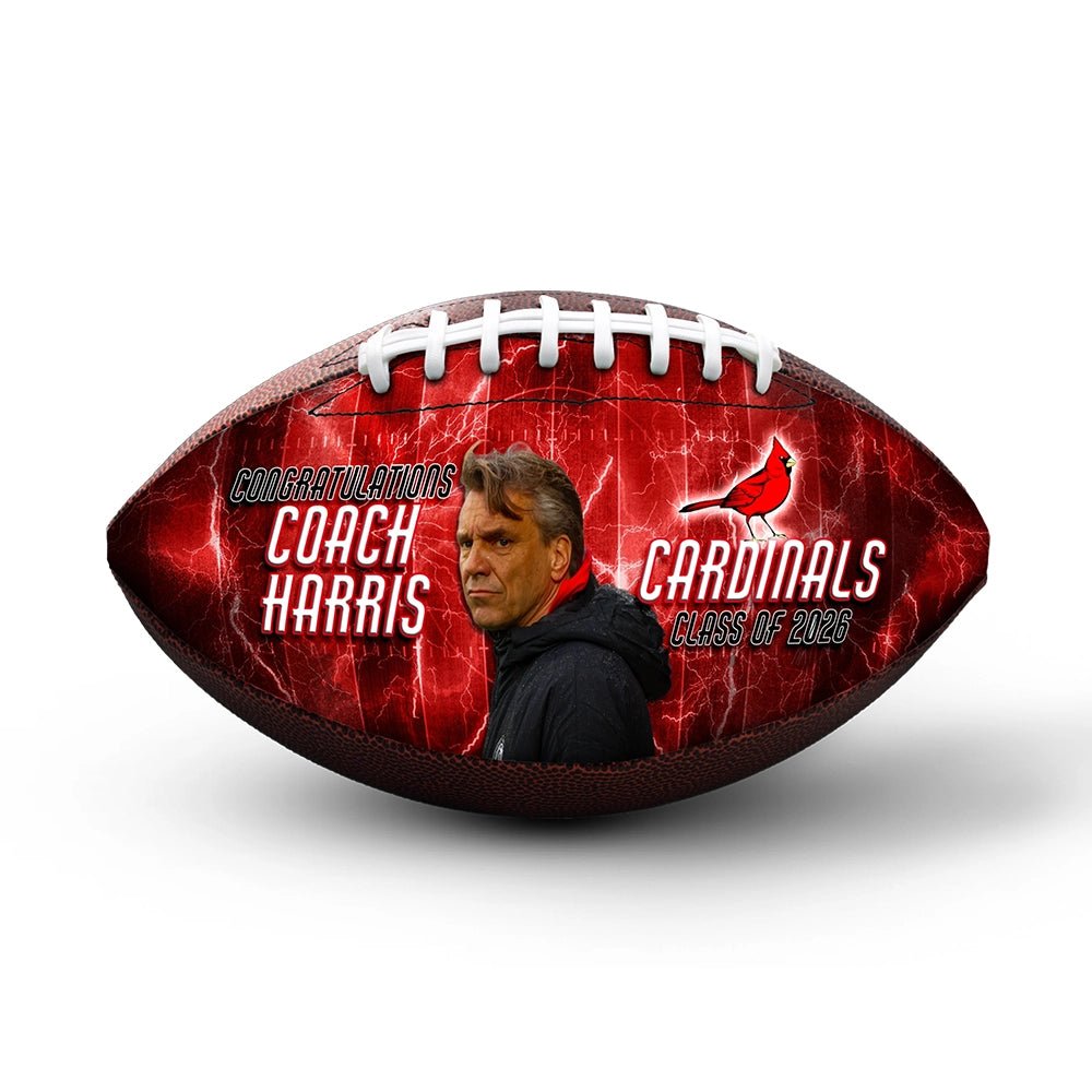 Custom 9-inch coach gift football - 1 Panel - Jersey