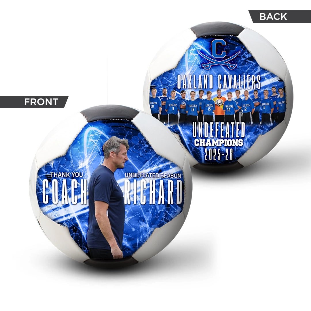 Custom coach gift soccer ball - 2 Panel - Volley