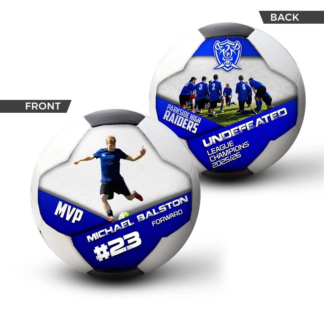 Custom player gift soccer ball - 2 Panel - Firefly