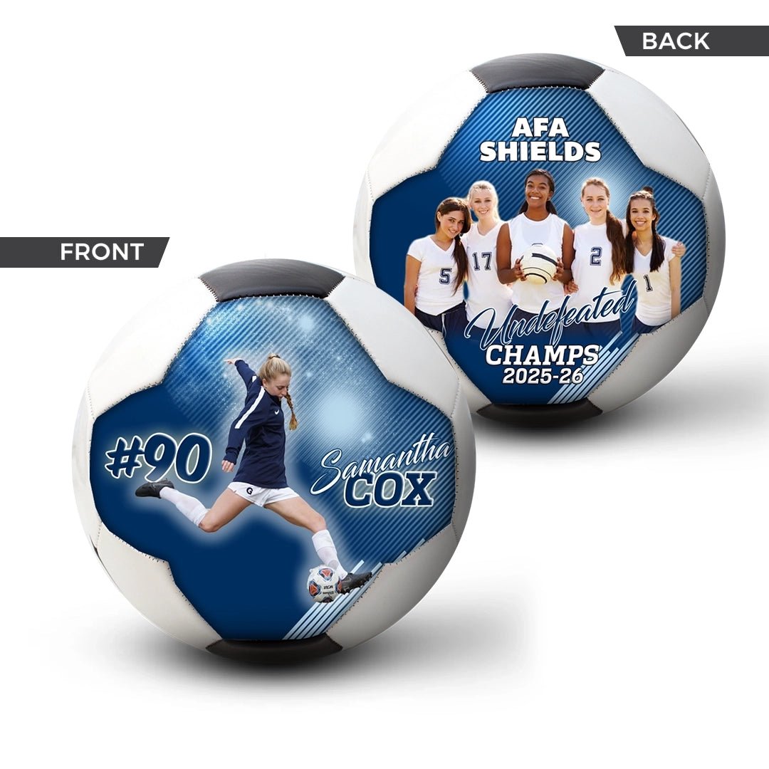 Custom player gift soccer ball - 2 Panel - Fury