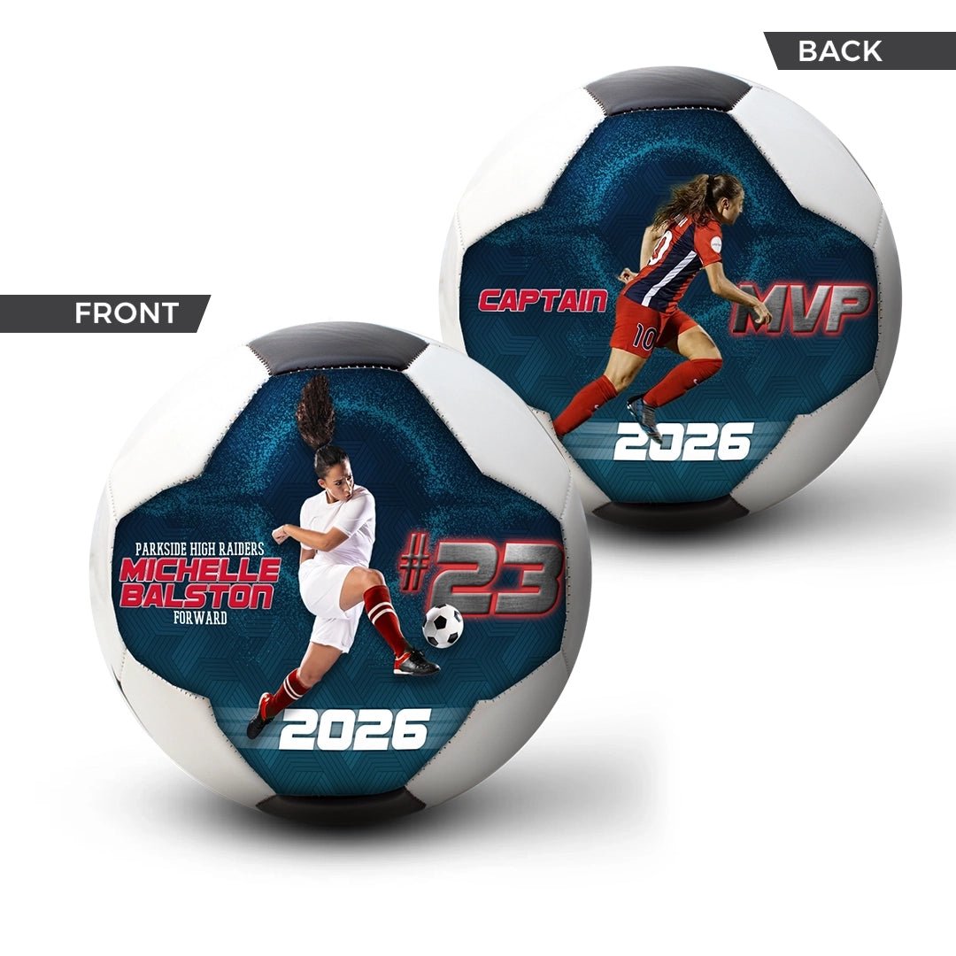 Custom player gift soccer ball - 2 Panel - Slice