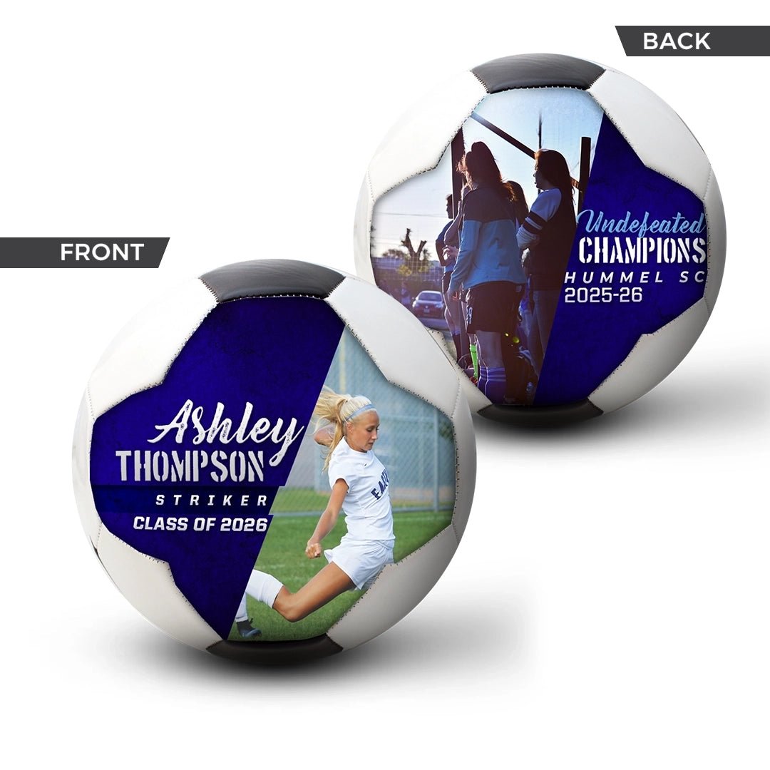 Custom player gift soccer ball - 2 Panel - Sprint