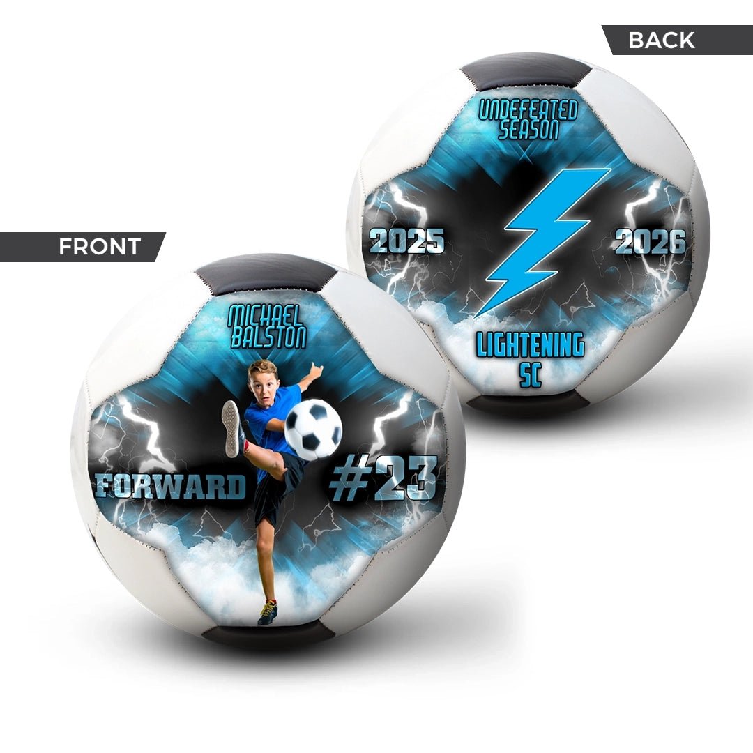 Custom player gift soccer ball - 2 Panel - Volley
