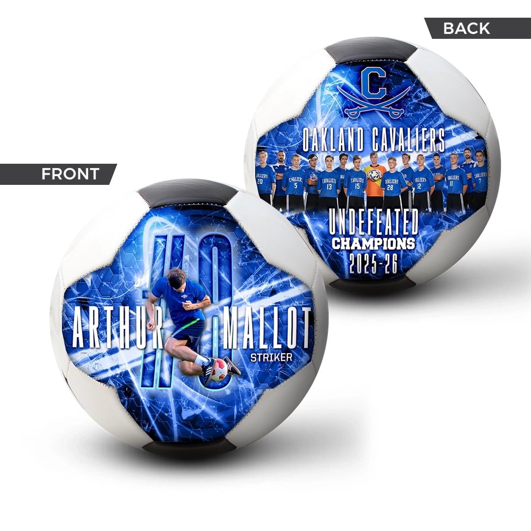 Custom player gift soccer ball - 2 Panel - Start From Scratch