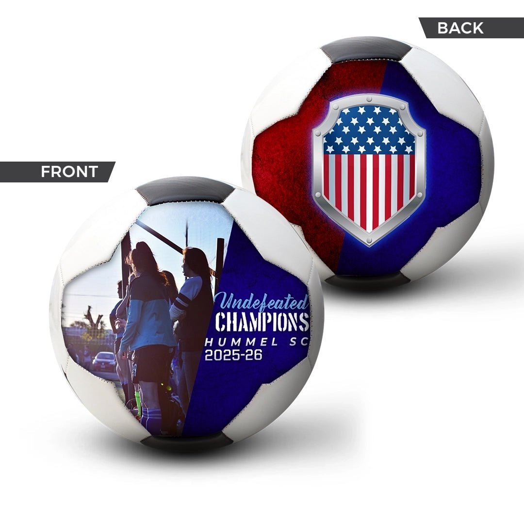Custom team soccer ball - 2 Panel - Slice