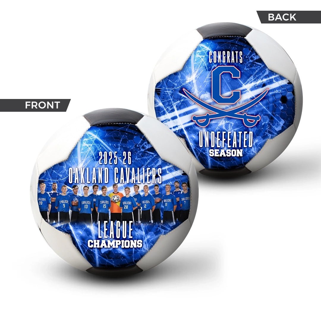 Custom team soccer ball - 2 Panel - Volley