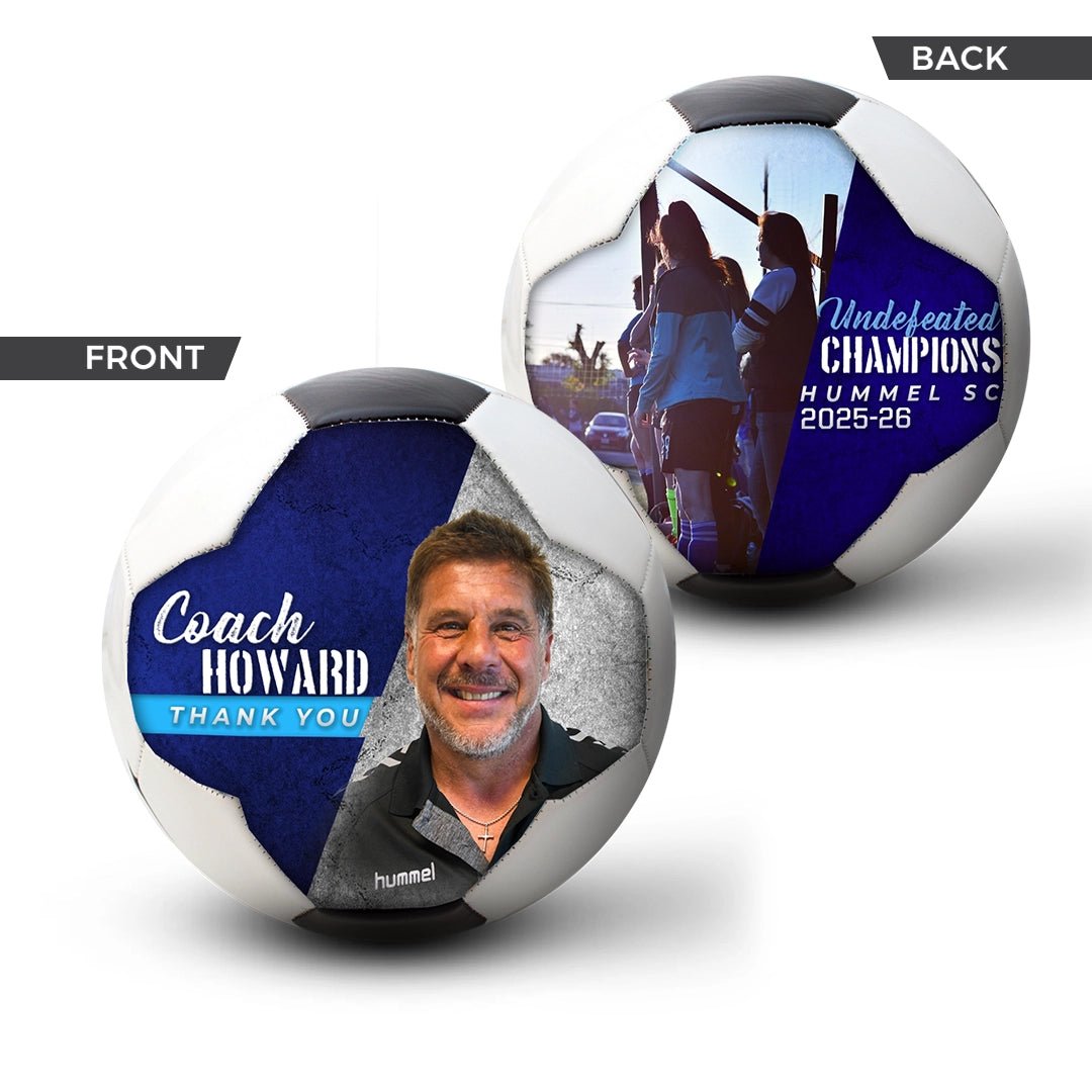 Custom size 3 coach gift soccer ball - 2 Panel - Sprint