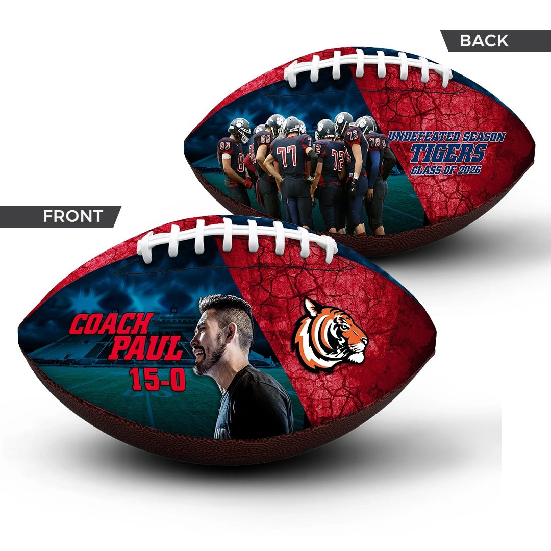 Custom coach gift football - 2 Panel - Stadium