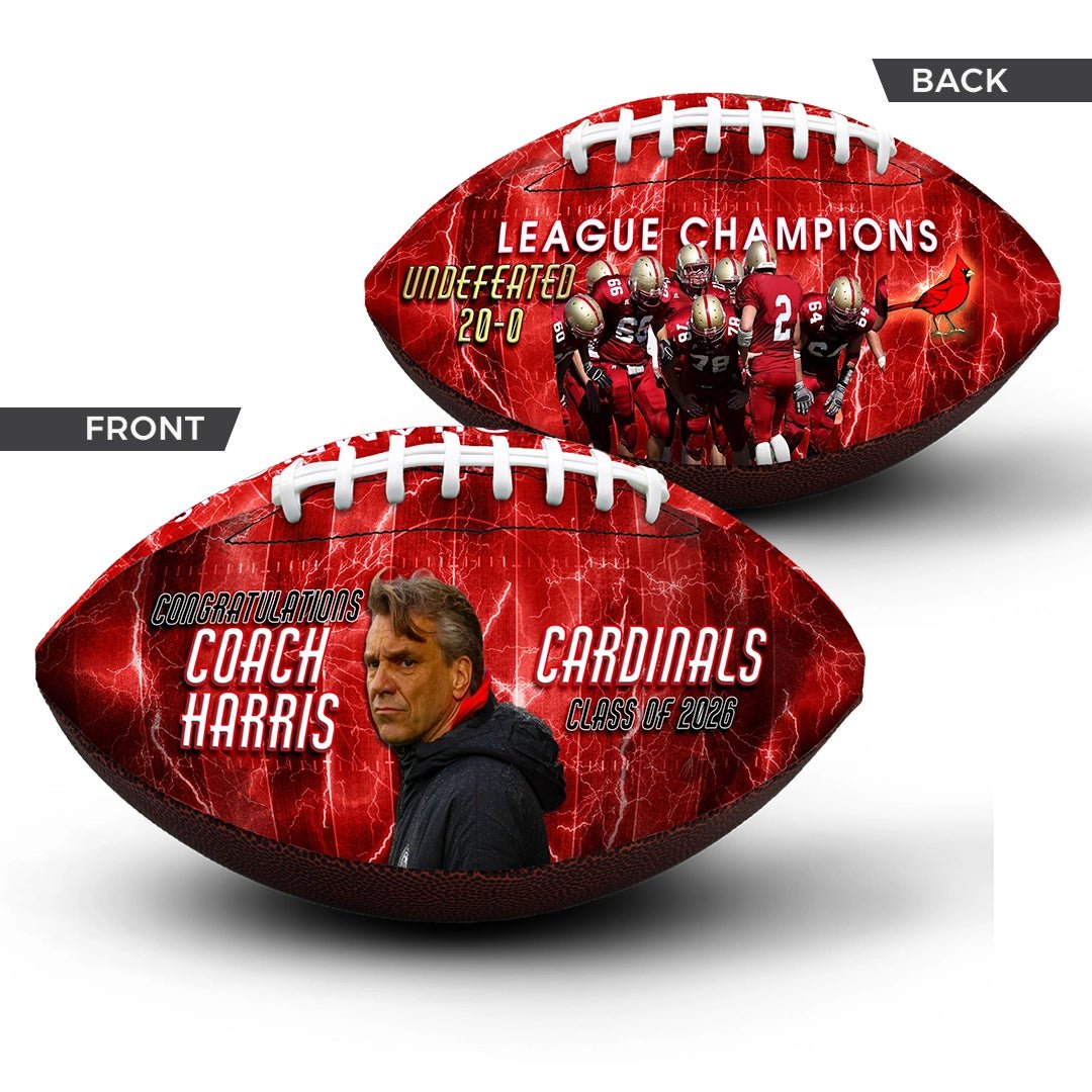 Custom coach gift football - 2 Panel - Jersey