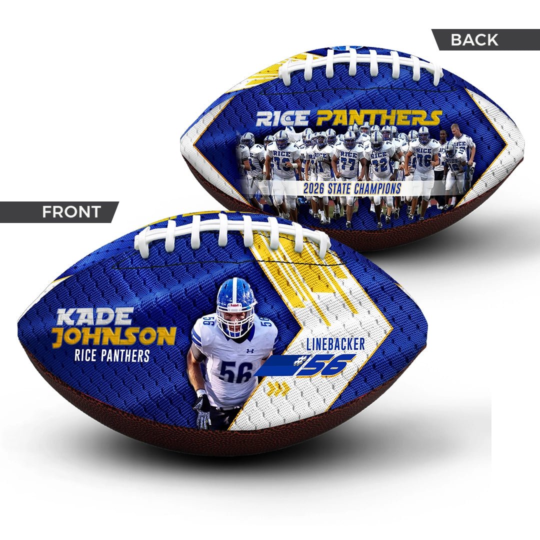 Custom player gift football - 2 Panel - Stadium