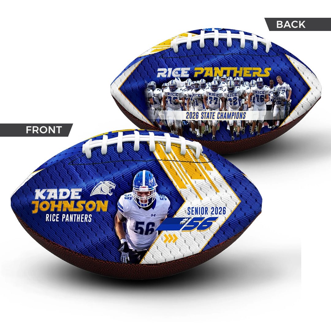 Custom senior night football - 2 Panel - Stadium