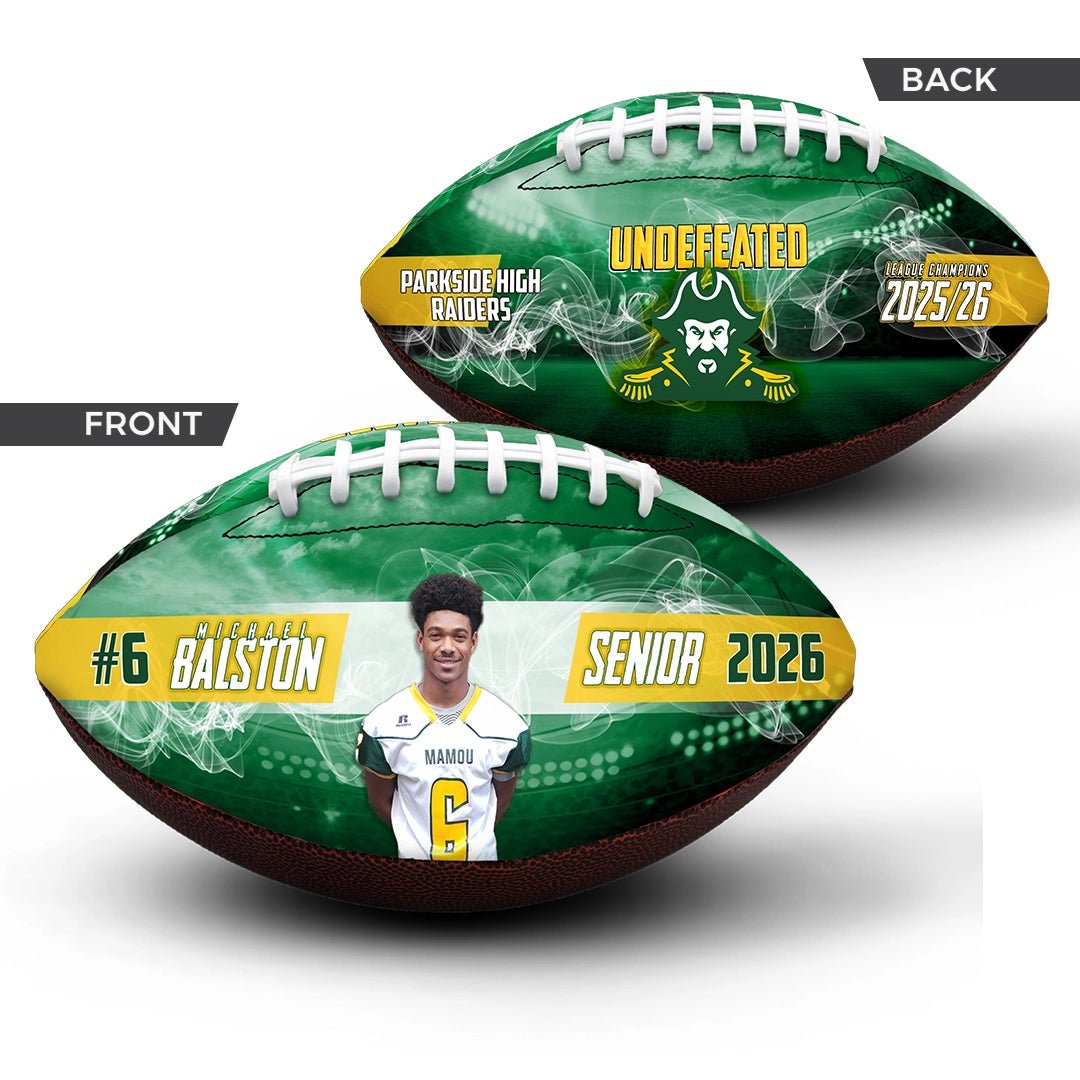 Custom senior night football - 2 Panel - Future Star