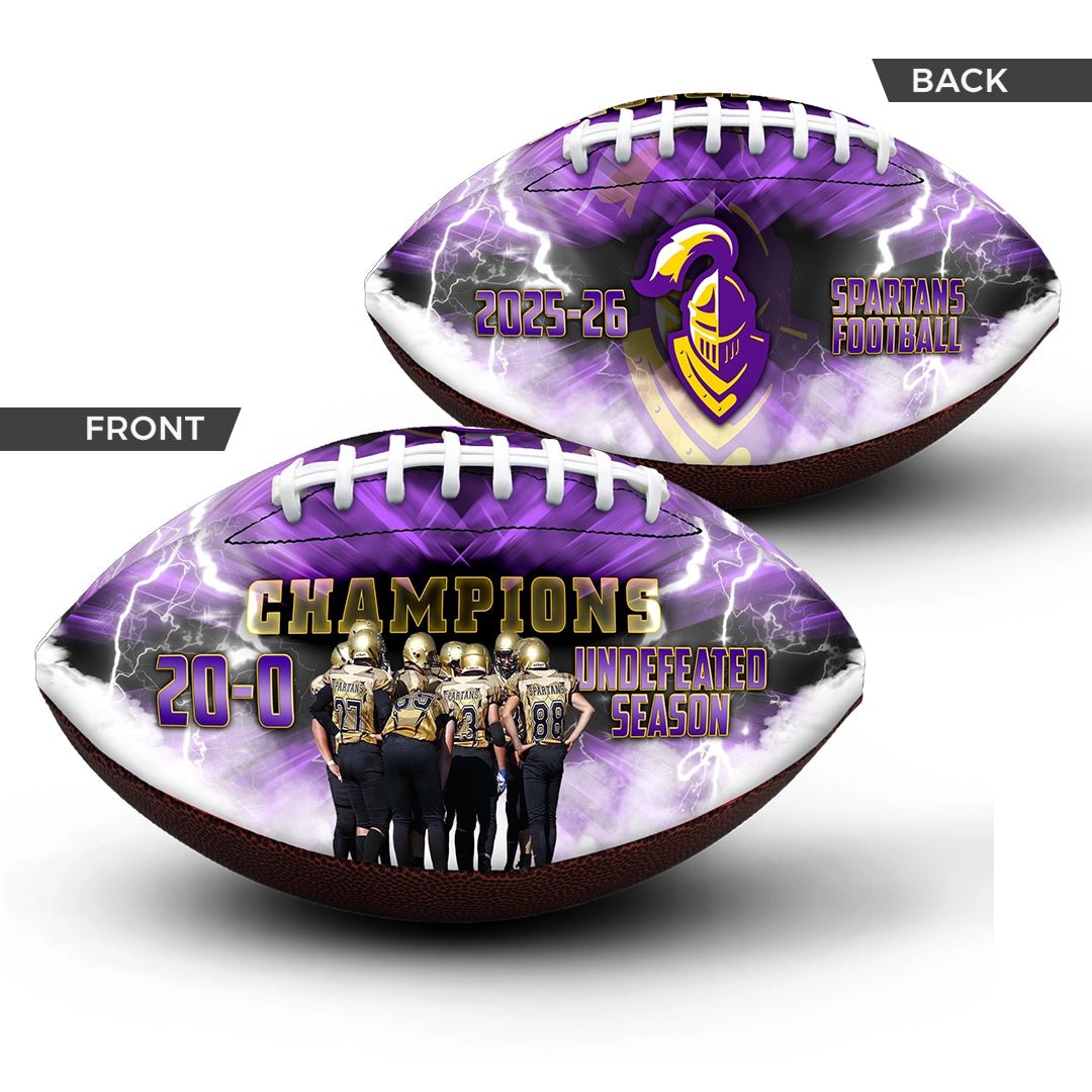 Custom team football - 2 Panel - Wildcat