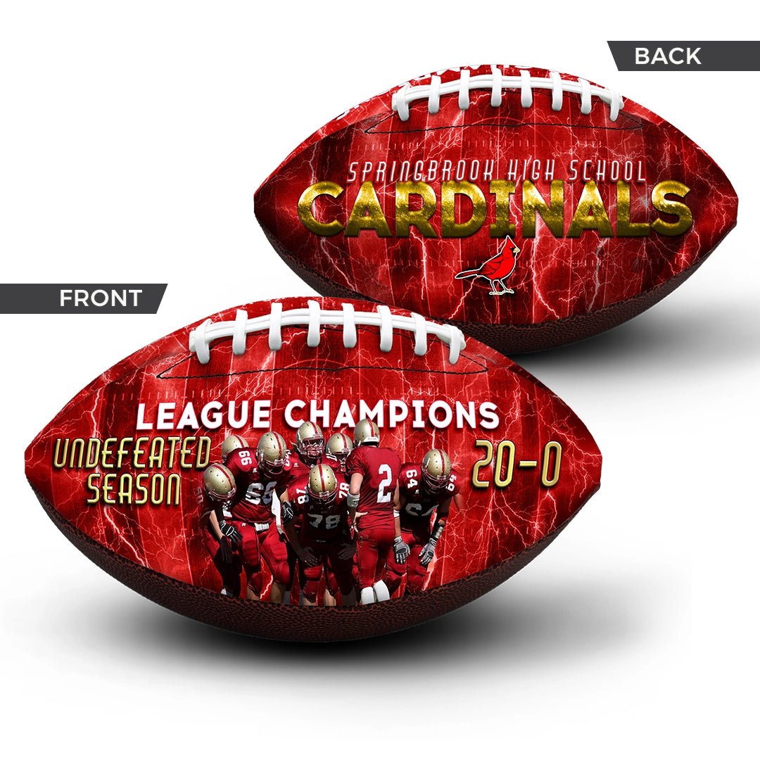 Custom 9-inch team football - 2 Panel - Jersey