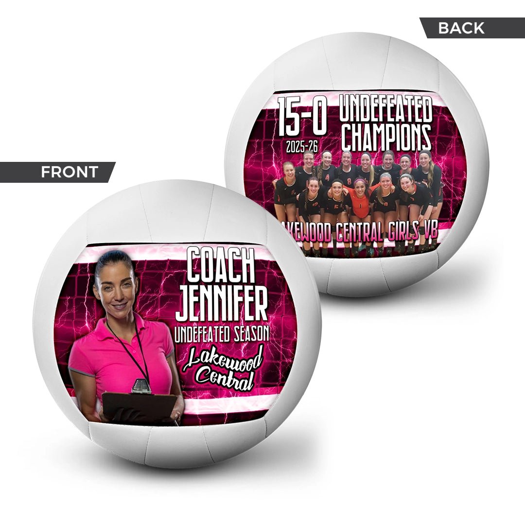 Custom coach gift volleyball - 2 Panel - Sprint