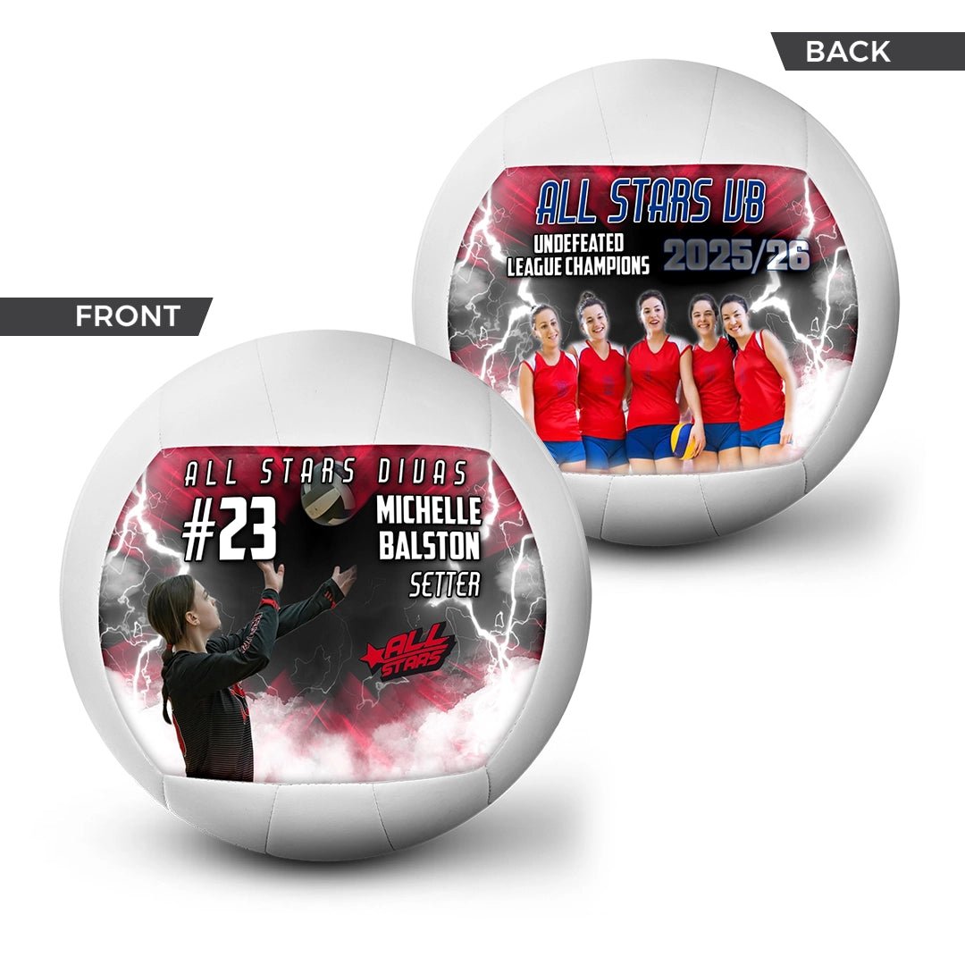 Custom player gift volleyball - 2 Panel - Start From Scratch