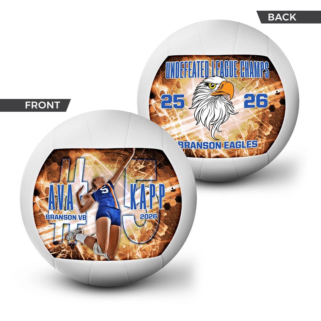 Custom player gift volleyball