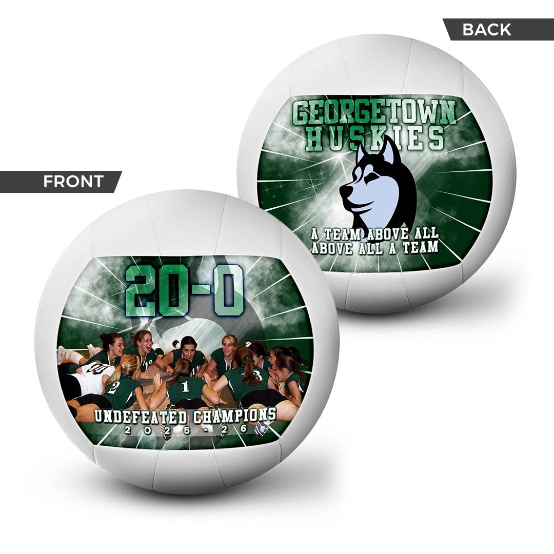 Custom team volleyball - 2 Panel - Thunderstorm