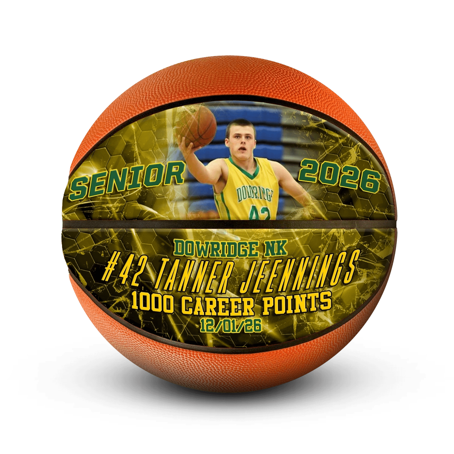 Custom senior night basketball - Horizontal - 2 Panel - Volley